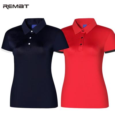 China Golf Tournament Customization Logo Clothing Women Sports Polo QUICK DRY SHIRT for sale