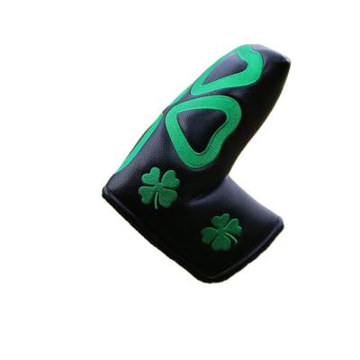 China PU Magnetic Golf Club Head Putter Cover Headcovers Magnet or Magic Closure Blade for sale