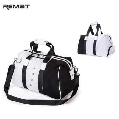 China Sports PU Leather Golf Boston Gmy Bags Wholesale Golf Clothes Bag for sale