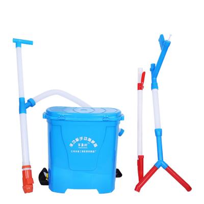 China High Efficiency Top Sale Plastic Applicatior Spreader Hand Knapsack Fertilizer Spreader Machine for sale