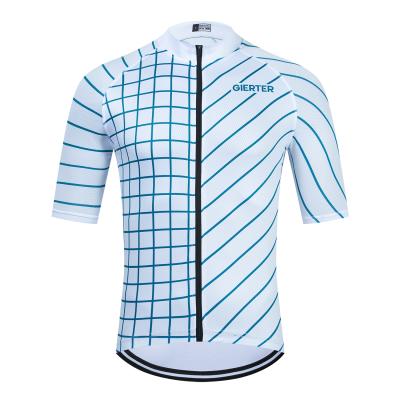 China Breathable Summer High Quality Short Sleeve Custom Logo Men Cycling Wear Jersey Bike Cycling Clothing for sale