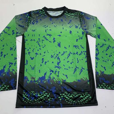 China Anti-Bacterial Custom logo 100% polyester long sleeve uv fishing shirts mens vented fishing wear for sale