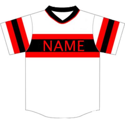 China Baseball Wear T-shirts Antibacterial Quick Dry Simple Sportswear Custom Design Your Own Logo Team Baseball Jersey for sale