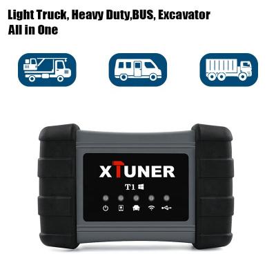 China Wifi Xtuner T1 Heavy Duty Truck Scanner 24V ABS DPF OBD2 Diagnostic Scanner For Excavator Diesel Trucks OBD Diagnostic Scan Tool for sale