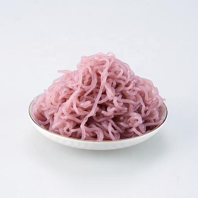 China Low fat wholesale 270g shirataki spaghetti konjac noodles precooked pasta NO FAT purple potato noodles for sale