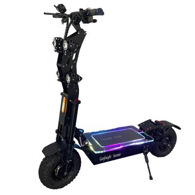 China High Dual Tire Popular And Trending Unisex Powerful Motor 72v 8000w 14inch Long Range Adults Electric Scooter for sale