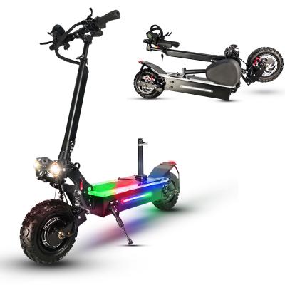 China US Motor 5600W Unisex Running Electric Scooter 60V Two Wheels 10.5 Inch Double Electric Scooter Adult Hike for sale