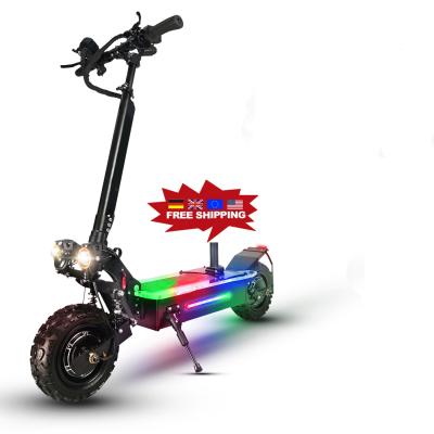 China Hotsell 60V 5600W Unisex Dual Motor 11inch Off Road Fat Tire Electric Scooter 5600w EU 2021 For Adult for sale