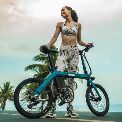 China Aluminum alloy fast speed 40km/h 350w folding steamoon electric bicycle fat tire two wheels with seatcle for sale