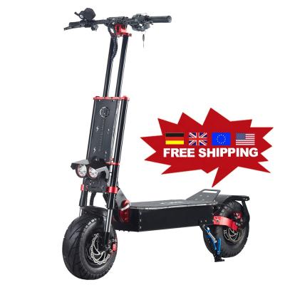 China Free Shipping DDP Unisex 13inch Dual Motor 5600w Kick Powerful Adult Electric Scooter in EU Stock Warehouse for sale