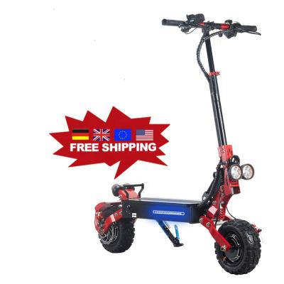 China 2021 best unisex cheap 48v 2400w 11inch wide wheel off road tires folding electric scooters for adult for sale