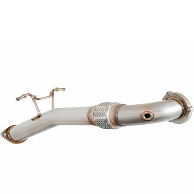 China Turbo Cars Exhaust Universal 90 Degree Stainless Steel Downpipe for sale