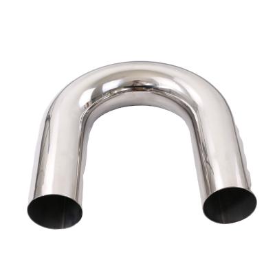 China Stainless Steel/304SS And So On 2.5 Inch Stainless Steel 0-180 Degree Chuck Bend Elbow Exhaust Pipe OD 2.5