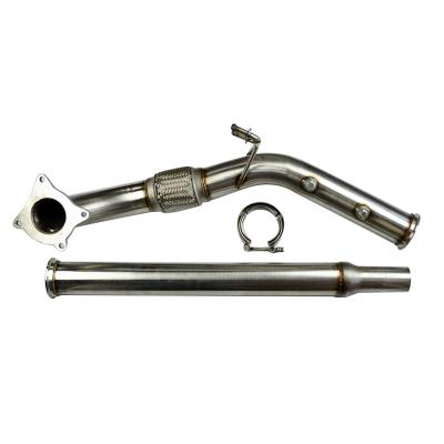 China VW Golf R MK6 2.0 FSI Stainless Steel Decat Downpipe Exhaust for sale