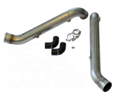 China 304 Stainless Steel Factory 034 Chinese Motorsport Black Bipipe Set, B5 Audi S4 and C5 Audi A6/Allroad 2.7T, Stainless Steel with WMI Bungs for sale