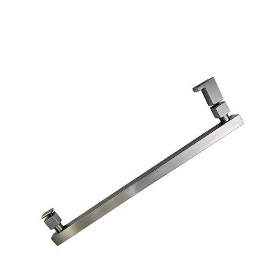 China Contemporary Factory Modern Design 304 316 Stainless Steel Custom Glass Shower Door Handle for sale