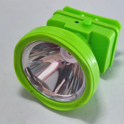 China Industrial high power rechargeable lithium battery waterproof and strong LED light, and high brightness helmet flashlight for sale