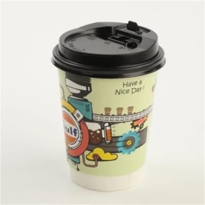 China Recycled Materials Disposable Paper Cups Hot / Cold Drink Drinking Cup Small Water Paper Cups for sale