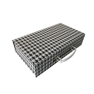 China Recyclable High Quality Environmental Friendly Square Cardboard Unfolded Luggage Gift Packaging Box for sale