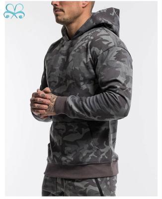 China Anti-wrinkle European/American autumn spring spring hoodie leisure sports camouflage camouflage overflowing hoodie American fitness tide for sale