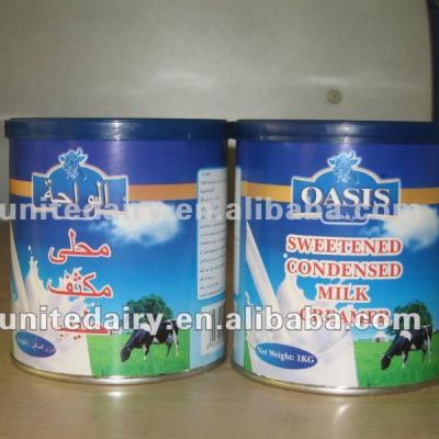 China Sweetened Condensed Milk Packing in 1kg 1% Protein for sale