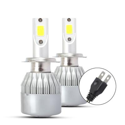 China Car LED Head Light C6 H7 DICEN Led Headlights Bulb 3000K Gold Yellow Fog Lamp Super Bright For Vehicle Cars for sale