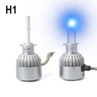 China Car LED Head Light DICEN C6 H1 Led Ice Blue Fog Lamp Headlights Bulb 8000K Super Bright For Vehicle Cars for sale