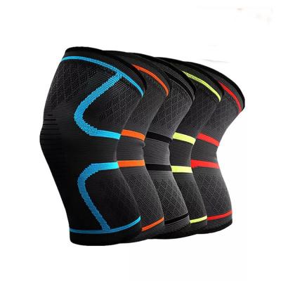 China Amazon 7mm High Elastic Sport Safety Compression Sleeve Brace Hot Selling Elastic Knee Support for sale