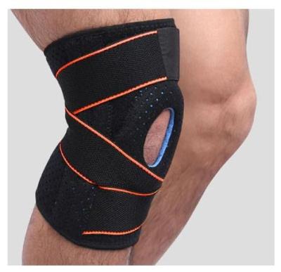 China High Elastic Knee Protector Support Brace Kinesiology Sports Protective Bandage Breathable For Basketball Direct Recycling For Fitness for sale