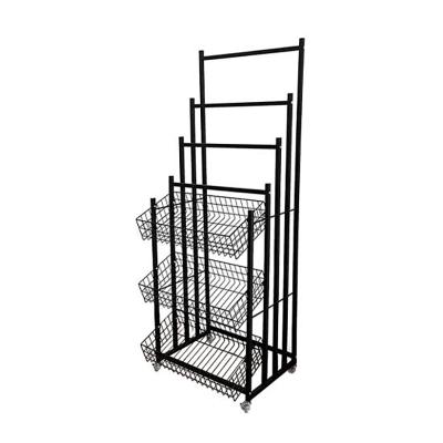 China Supermarket or Retail Store Manufacturer Small Object Multi-Layer Umbrella Display Metal Shelf Custom Multi-Function Storage Rack for sale