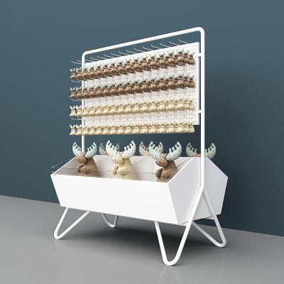 China Fashion Single White Double Sided Free Storage Custom Grocery Food Display Cabinet for sale