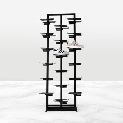 China Supermarkets.warehouse Shopping Mall Clothing Store Display Rack Nakajima Stainless Steel Shoe Store Display Rack for sale