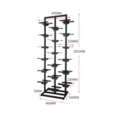 China Double-sided commercial type shoe store shoe store display rack rack bag floor stand for sale