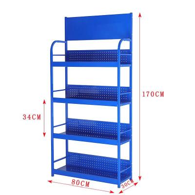 China Strong And Durable Double Sided Balcony Supermarket Display Rack Warehouse Storage Rack for sale