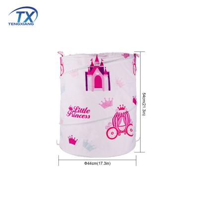 China Luxury Morden Kids Style Eco - Friendly Fabric Foldable Laundry Hamper Wholesale for sale