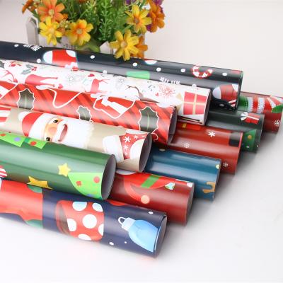 China Antirust Recycled Paper Supply Custom Roll Shrink Gift Wrapping Christmas Wrapping Paper for sale