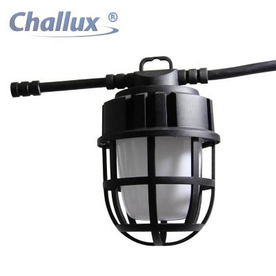 China IP54 waterproof custom construction work lighting led temporary led festoon light daisy string chian light for sale