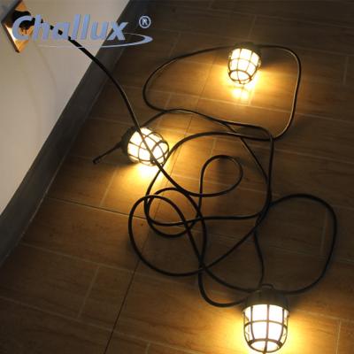 China Custom Outdoor Construction ROAD Work String Light Temporary IP54 100M Hanging Led Festoon Light for sale