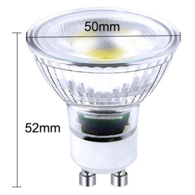 China MR16 Desk Spot Lamp 5W SMD GU10 Glass Spotlight LED Bulb Lights for sale