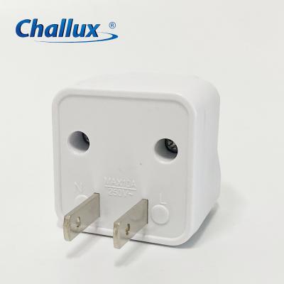 China USA Commercial American Flat Pin 2 Universal Travel Plug Adapter for sale