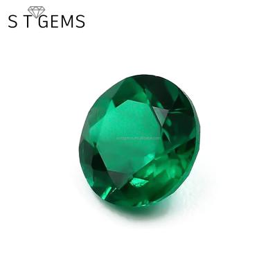 China Wholesale Color Set Or Fire Emerald 6.5mm Series Green Hydrothermal Emerald for sale