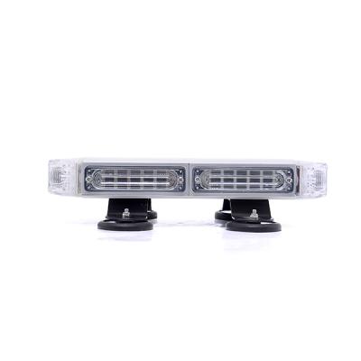 China Cars Car Toproof Mounted Amber Led Police Light Bar Magnetic Super Thin Mini Warning Lightbar for sale