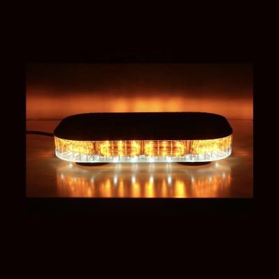 China PC Lens LED Strobe Mini Light Amber Bar With Magnetic Base For Emergency Vehicle Light Bar Mini Led Light Bars for sale