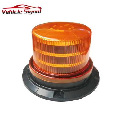 China 12V Automotive Industry 12V Color LED Magnetic Rotating Strobe Rotating Amber Beacon Light for sale