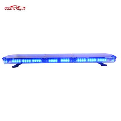 China Emergency Vehicles CE Certified Amber Led Emergency Lightbar Low Profile Strobe Warning Blue Led Light Bar For Tow Truck for sale