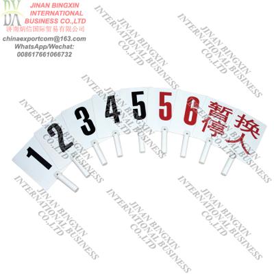 China FIBA Competition and Training Basketball Stands FIBA ​​Competition and Training Basketball Suspended Substitute Cards for sale