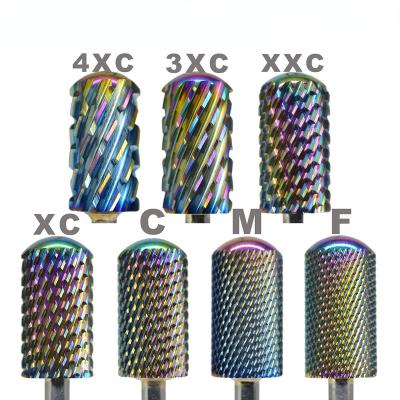 China Carbide NAILTOOLS Tungsten 6.6 Large Round Top Rainbow Blade Carbide Strongest Safety Barrel Nail Drill Bit and Best remover for Powder for sale