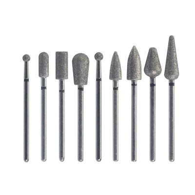 China XC1pc Diamond Nail Drill Bit Milling Cutter For pedicure Manicure Burr Cuticle Clean Cutter Rotary Drill Bits Accessory JGSXC-05 for sale