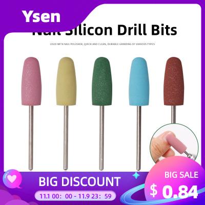 China Steel 5pcs/set Nail Silicone Grinding Head Rubber Grinding Head Electric Sander Nail Removal Polishing Accessories Head Nail Buffer for sale