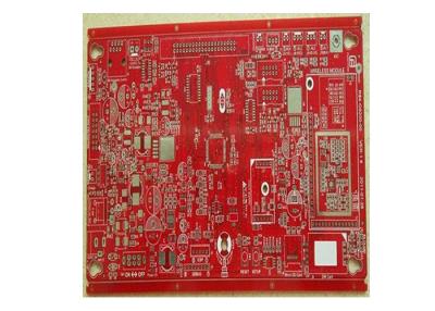 China Rf-sondern mehrschichtiges PWB-Brett aus,/doppelte mit Seiten versehene PWB-Prototyp-Brett-rote Farbe zu verkaufen